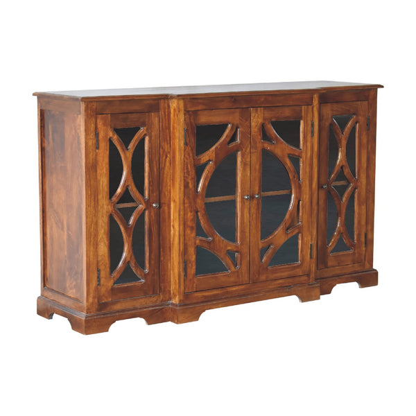 Glazed Carve Chestnut Sideboard - Living with Luxury