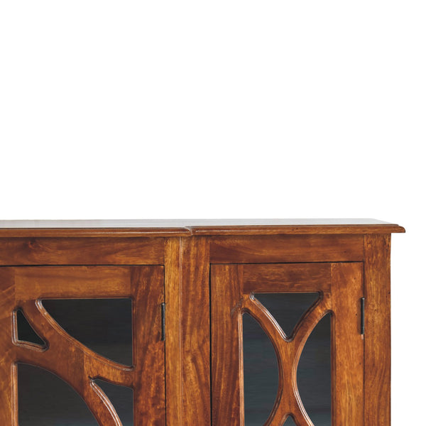 Glazed Carve Chestnut Sideboard - Living with Luxury