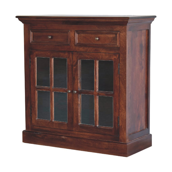 Cherry Glazed Cabinet - Living with Luxury