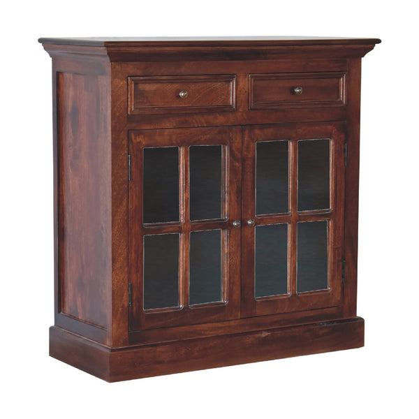 Cherry Glazed Cabinet - Living with Luxury