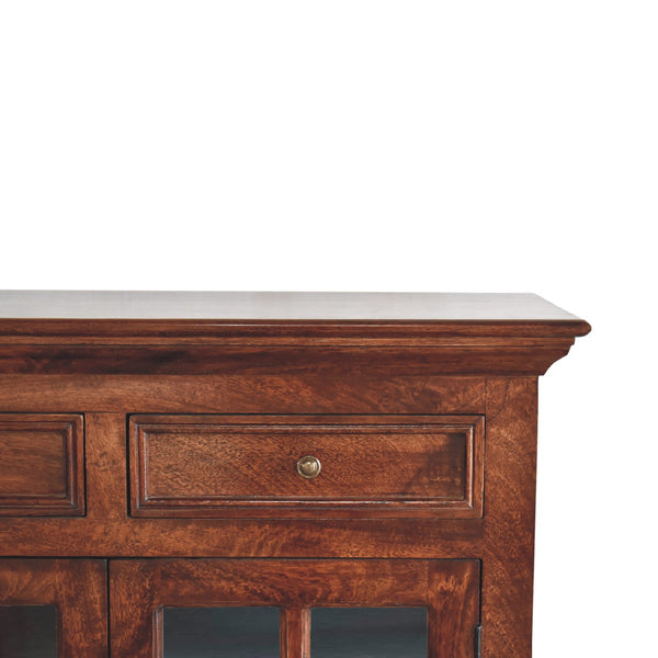 Cherry Glazed Cabinet - Living with Luxury