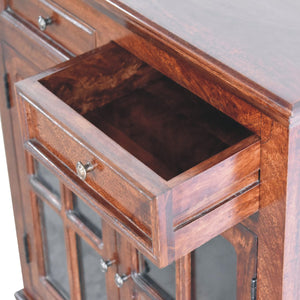Cherry Glazed Cabinet - Living with Luxury