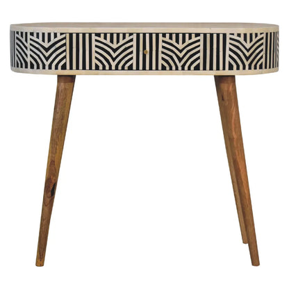 Edessa Bone Inlay Console Table - Living with Luxury
