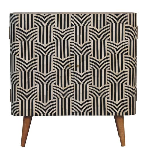 Edessa Bone Inlay Cabinet - Living with Luxury