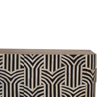 Edessa Bone Inlay Cabinet - Living with Luxury