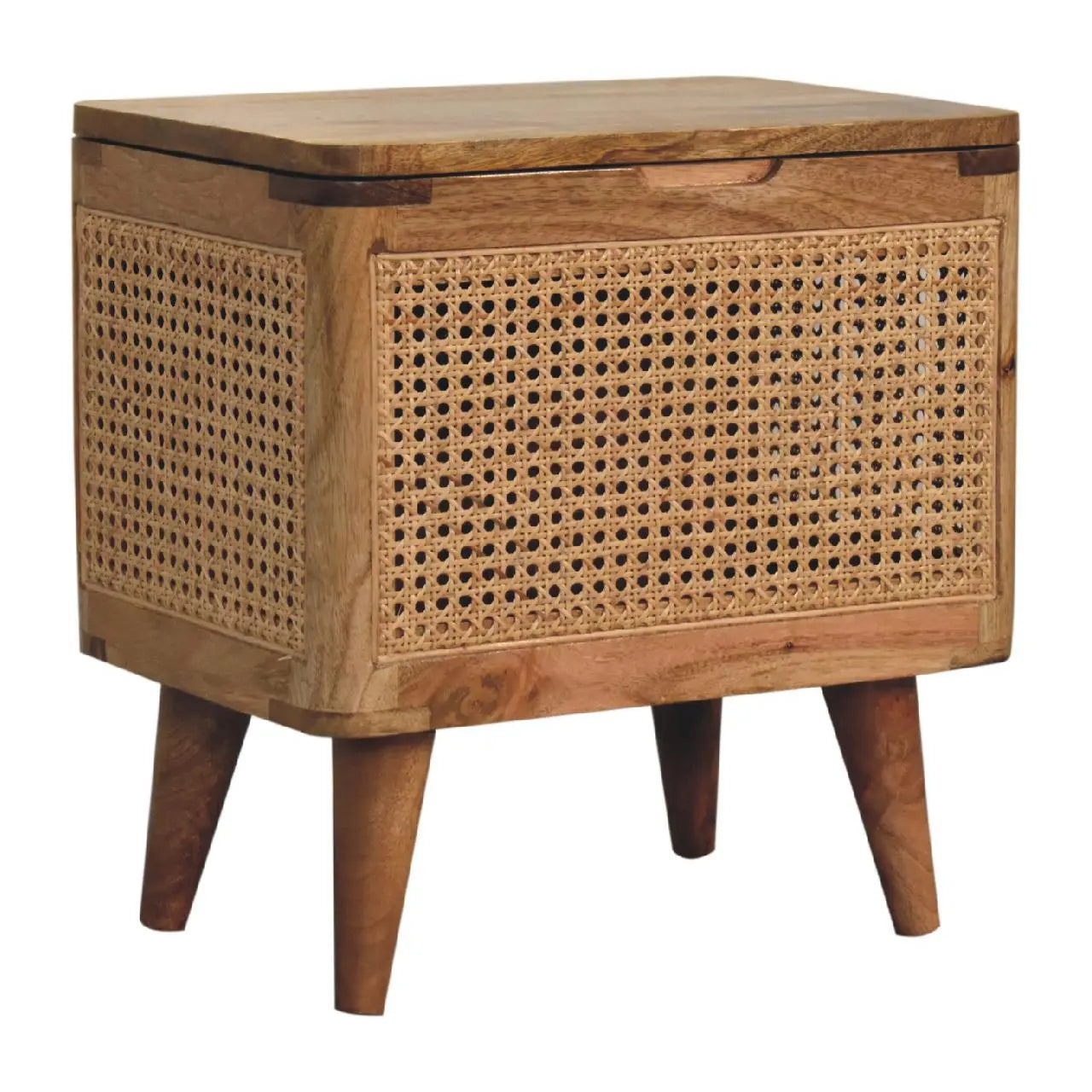 Larissa Lid-up Storage Stool - Living with Luxury