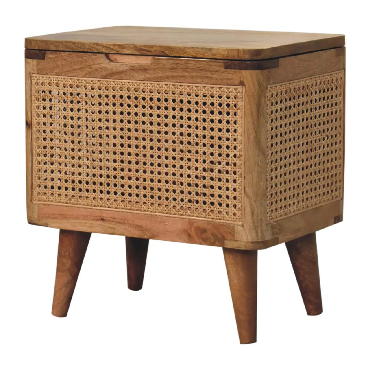 Larissa Lid-up Storage Stool - Living with Luxury