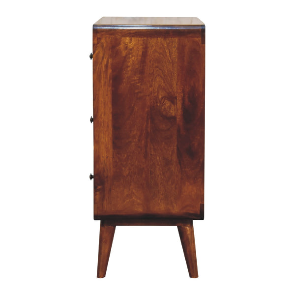 2 over 2 Curved Chesnut Chest - Living with Luxury