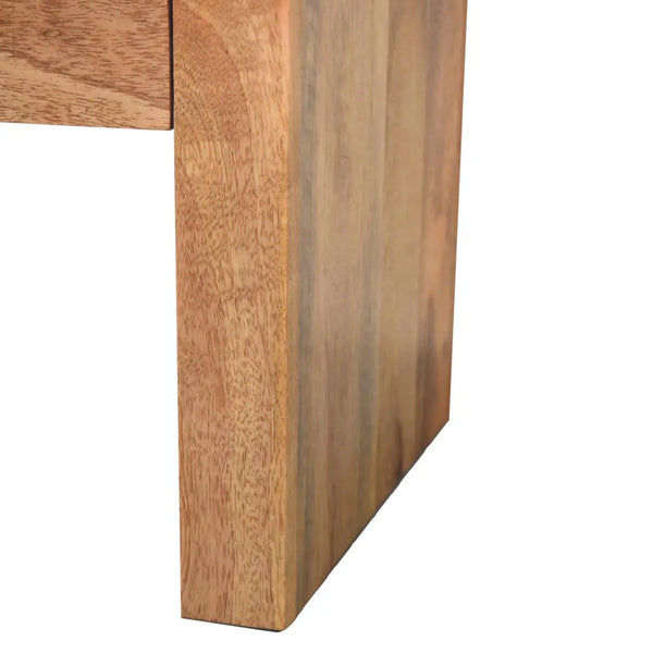 Darcy Bedside Table | Solid Mango Wood with Brass Knob