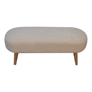 Boucle Hallway Bench