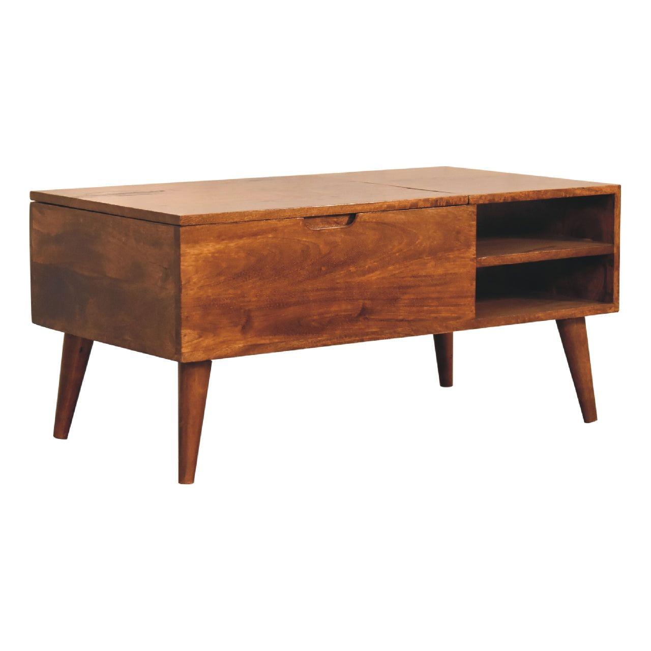 Chestnut Handle Coffee Table - Living with Luxury