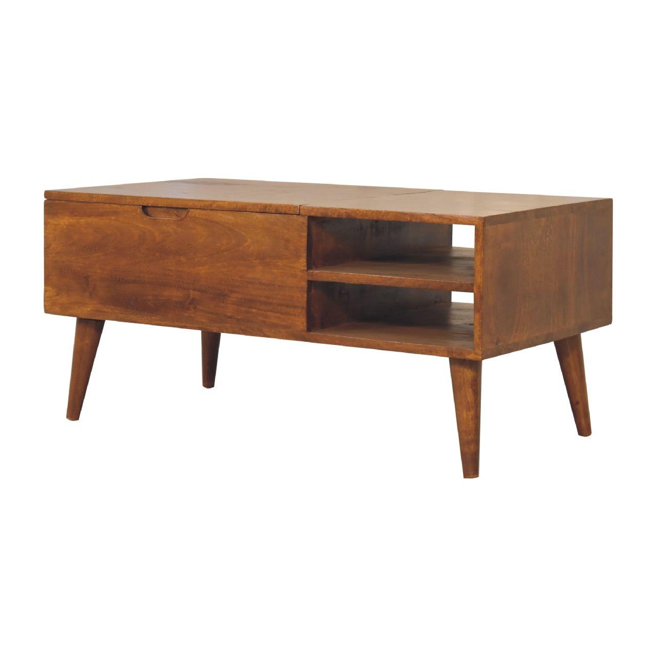 Chestnut Handle Coffee Table - Living with Luxury