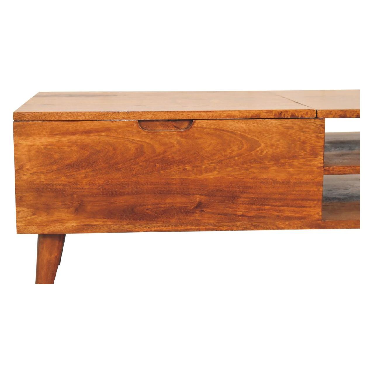Chestnut Handle Coffee Table - Living with Luxury