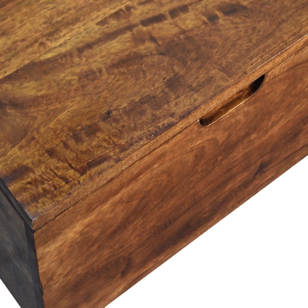 Chestnut Handle Coffee Table - Living with Luxury