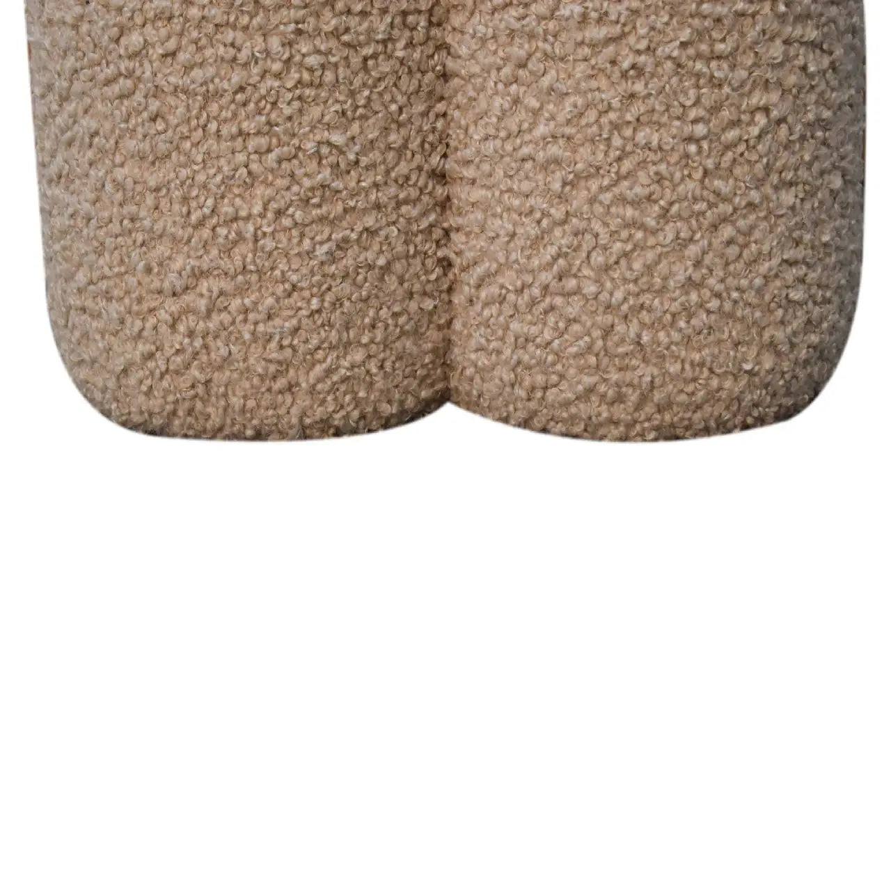 Mud Boucle Clover Footstool - Living with Luxury