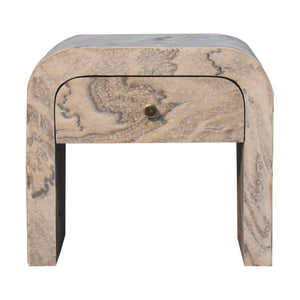 Nouveau Bedside — solid mango wood bedside — Living with Luxury