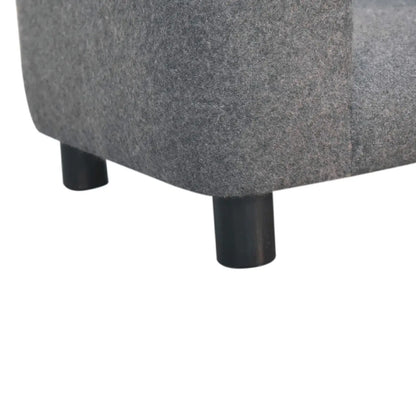 Mini Battleship Tweed Pet Sofa Bed - Living with Luxury