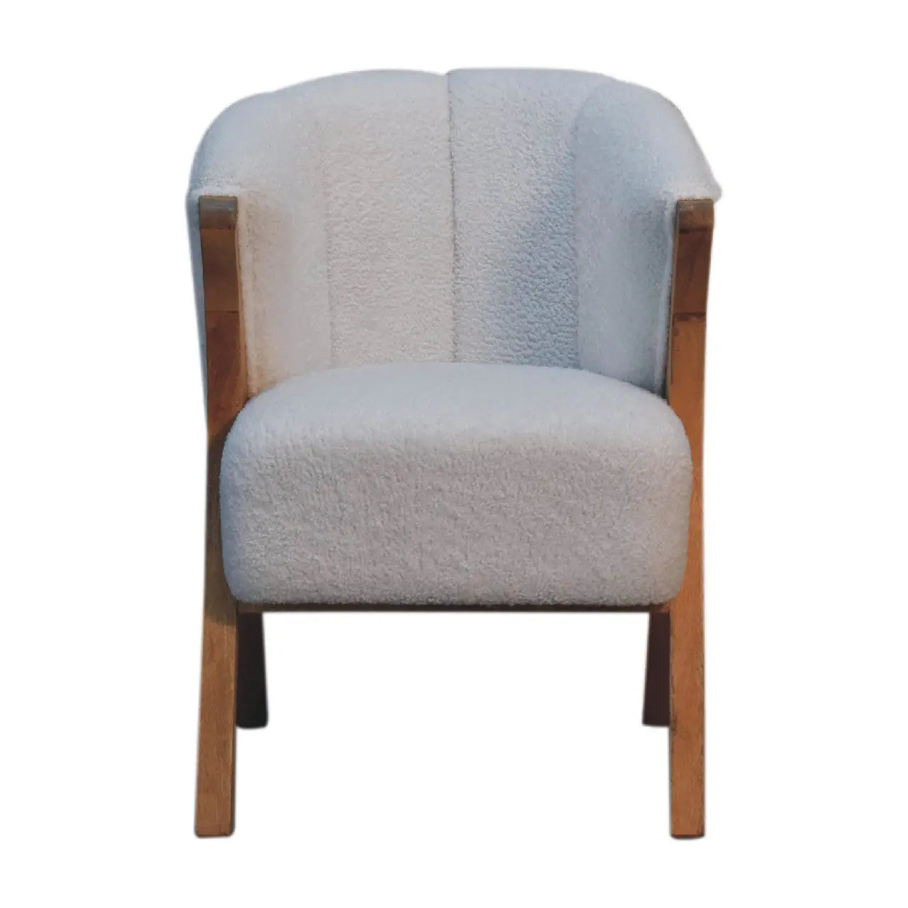Boucle Minimalistic Chair