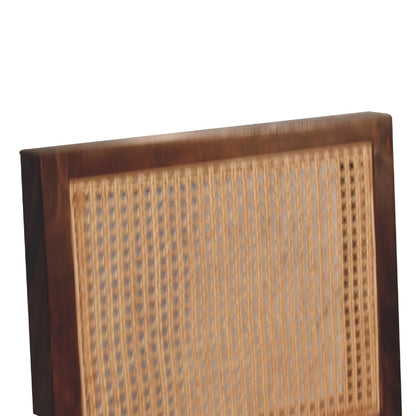 Cream Boucle Rattan Chair - Living with Luxury