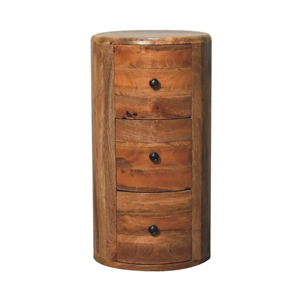 Oak ish Drum Chest