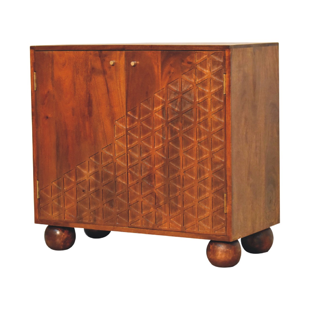 Chestnut Dice Cabinet - Living with Luxury