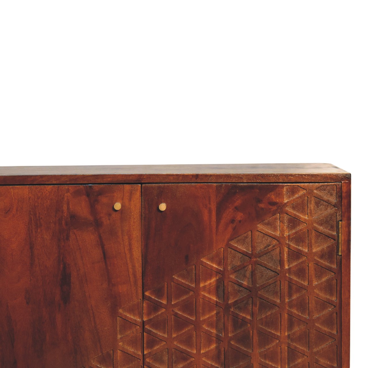 Chestnut Dice Cabinet - Living with Luxury