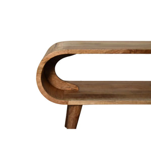 Wooden Coffee Table - Amaya Nordic Style Oak-Ish Finish with Modern Design