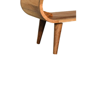 Wooden Coffee Table - Amaya Nordic Style Oak-Ish Finish with Modern Design