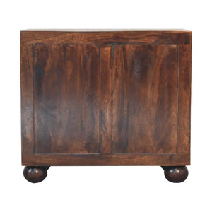 Sunrise Ball Walnut Cabinet
