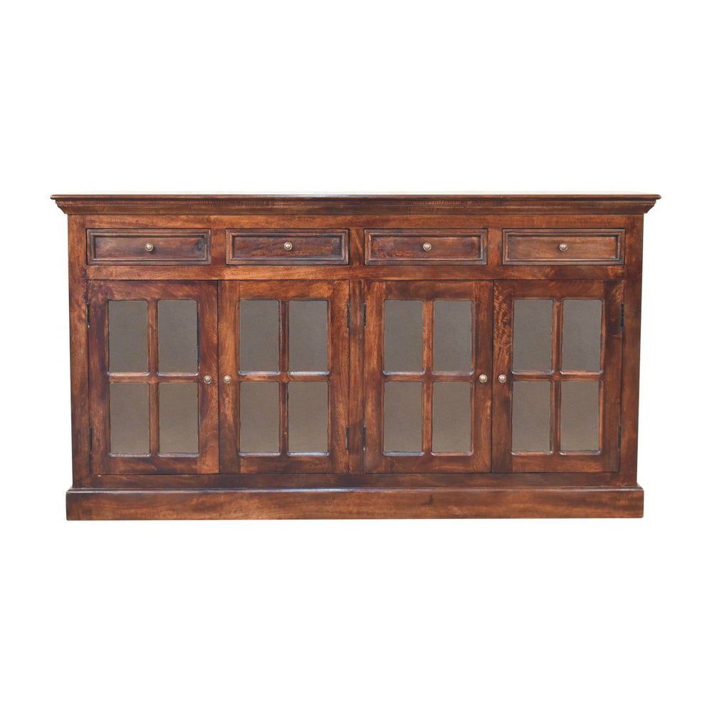 Light Walnut Glazed Sideboard - Living with Luxury