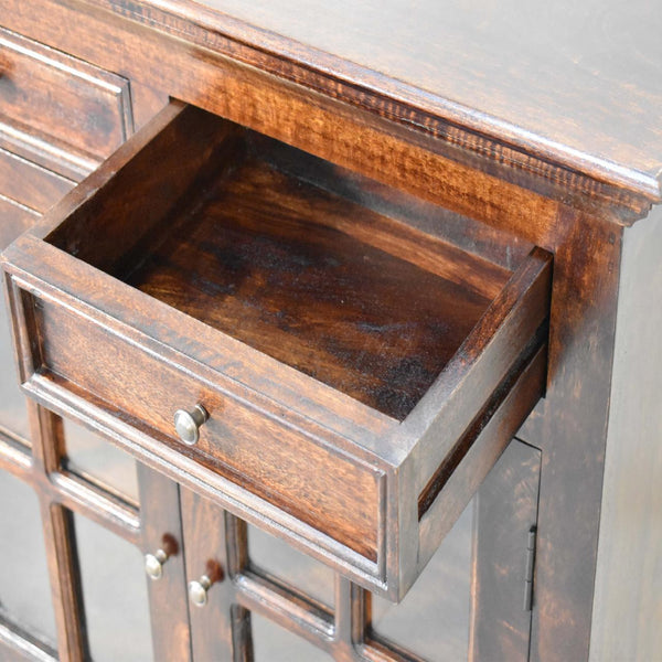 Light Walnut Glazed Sideboard - Living with Luxury
