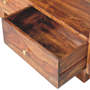 Tula Bookcase – Premium Sheesham Wood Storage Solution in Chestnut Finish