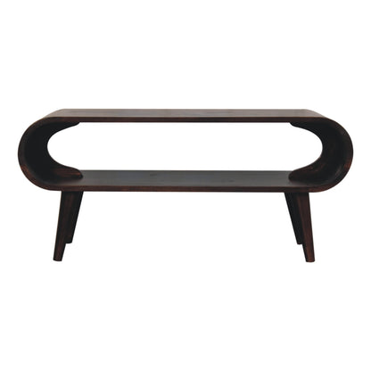 Amaya Light Walnut Coffee Table Living with Luxury