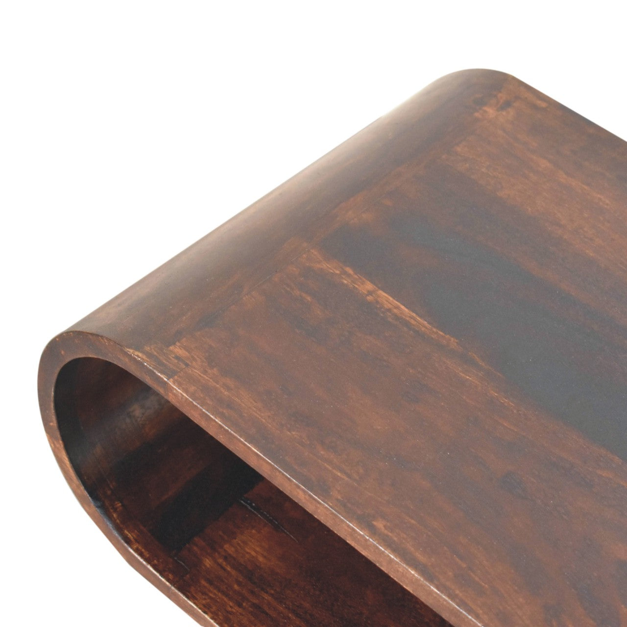 Amaya Light Walnut Coffee Table Living with Luxury