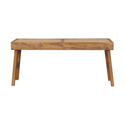 Open Rattan Bench - Living with Luxury