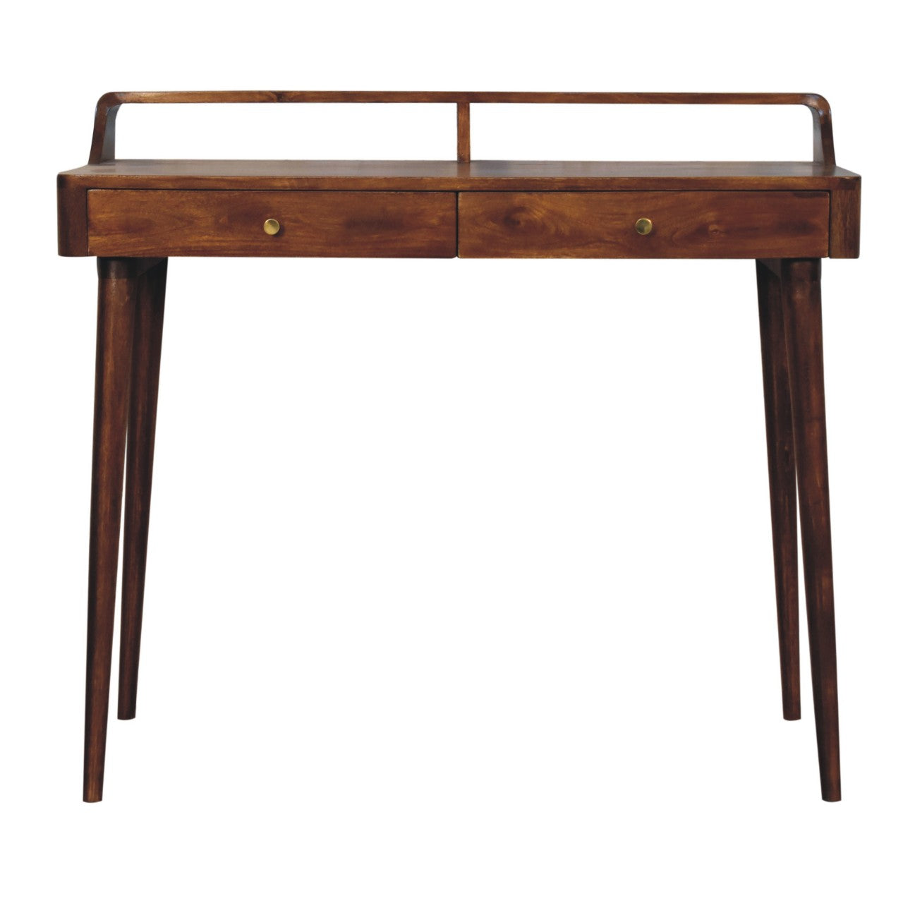 Elevated Chestnut Console Table - Living with Luxury
