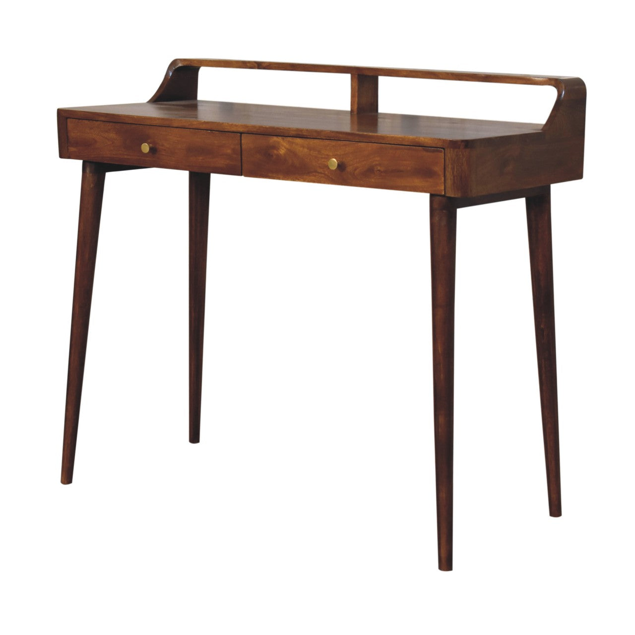 Elevated Chestnut Console Table - Living with Luxury