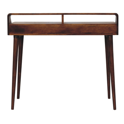 Elevated Chestnut Console Table - Living with Luxury