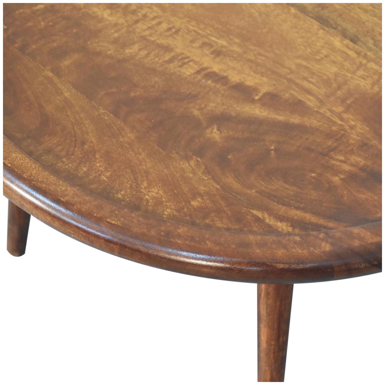 Chestnut Plate Coffee Table - Living with Luxury