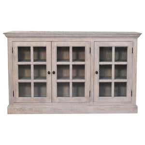 Stone Wash Triple Glazed Cabinet - Living with Luxury