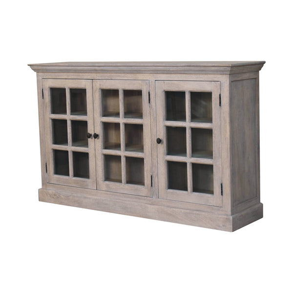 Stone Wash Triple Glazed Cabinet - Living with Luxury