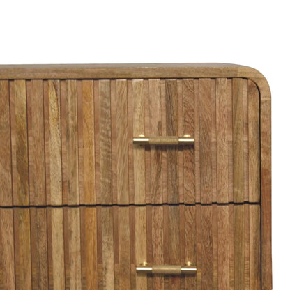 T-bar Ridged Chest - Living with Luxury