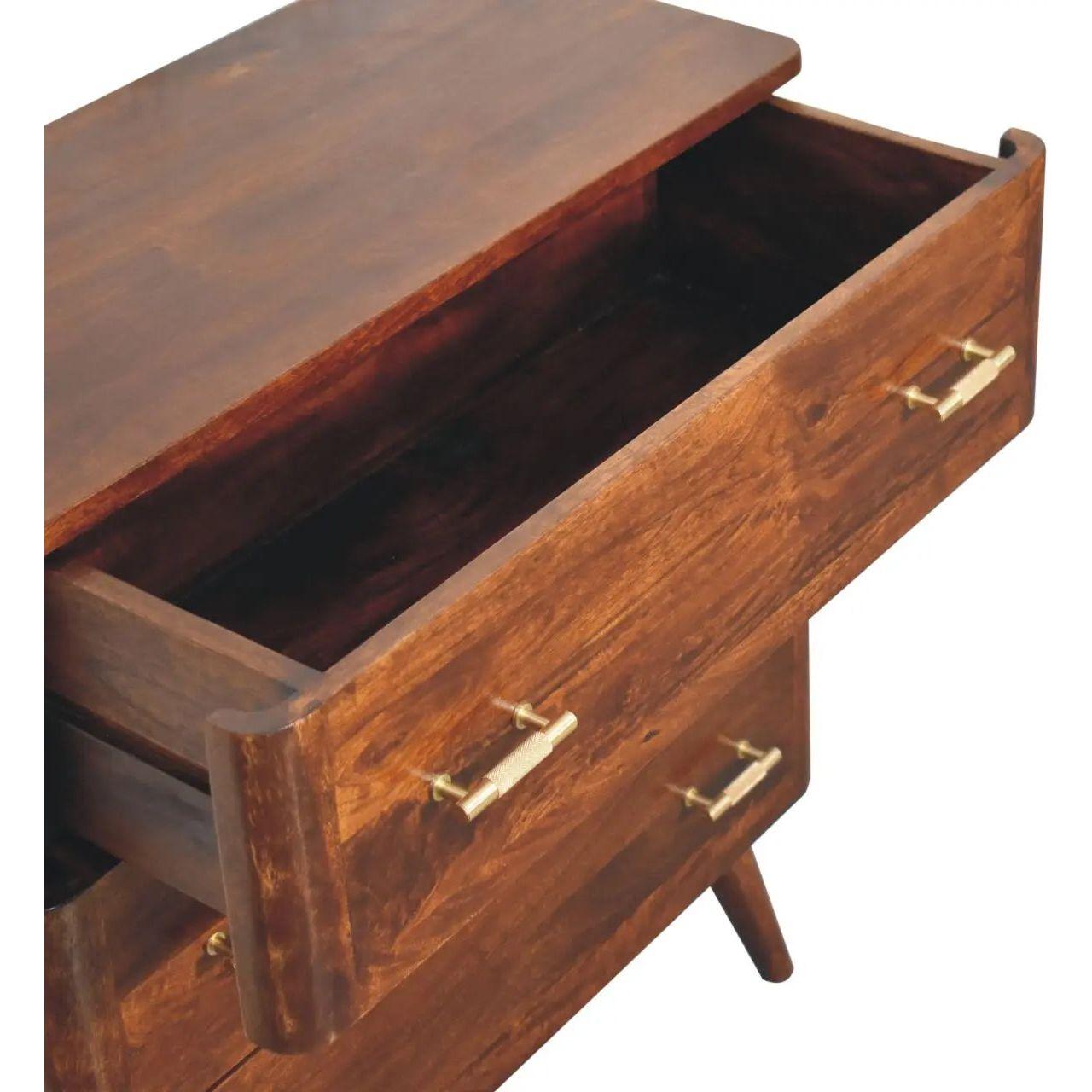 Chestnut T-Bar Chest - Living with Luxury