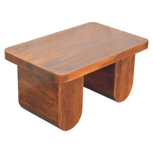 Chunky Chestnut Coffee Table - Living with Luxury