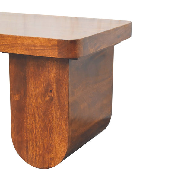 Chunky Chestnut Coffee Table - Living with Luxury