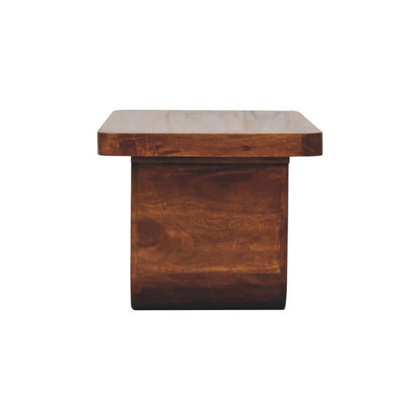 Chunky Chestnut Coffee Table - Living with Luxury