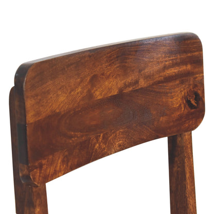 Classic Chestnut Dining Chair - Living with Luxury