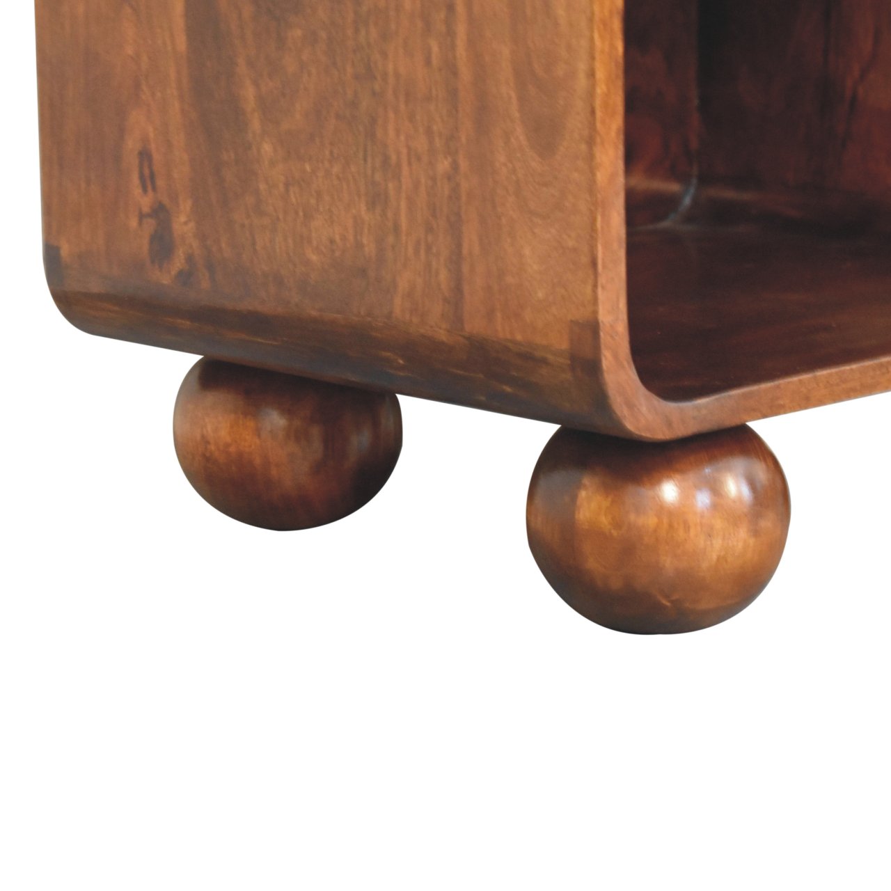 Chestnut Open Woven Bedside - Living with Luxury