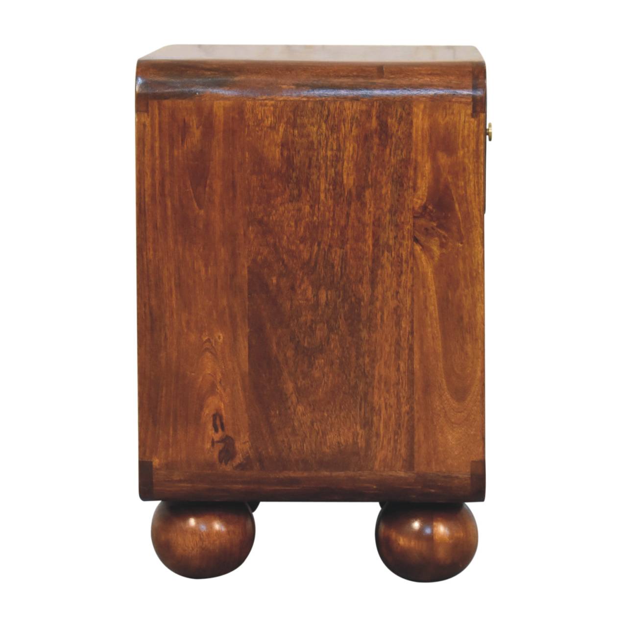 Chestnut Open Woven Bedside - Living with Luxury