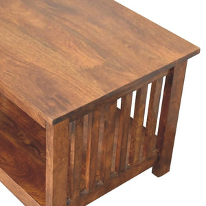 Slatted Chestnut Coffee Table